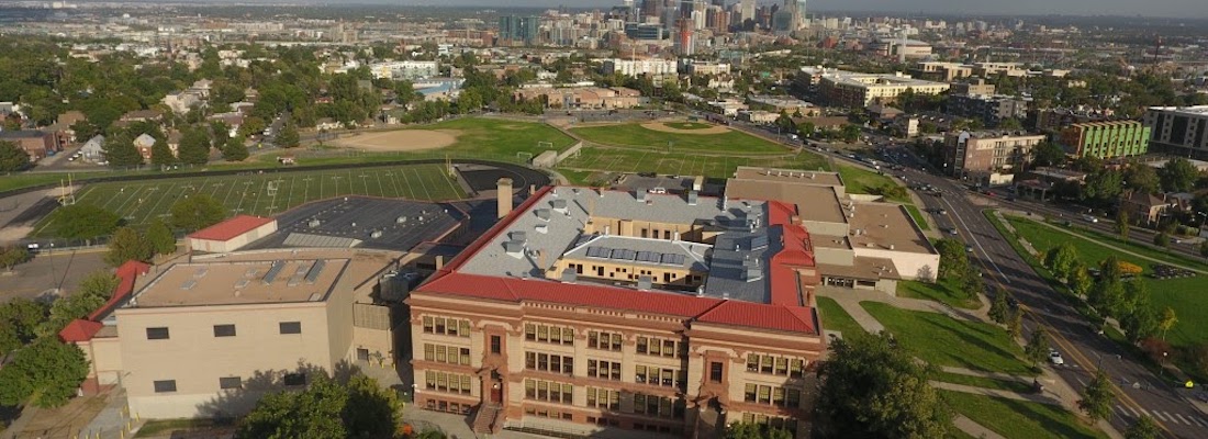 NHS Building and downtown Denver